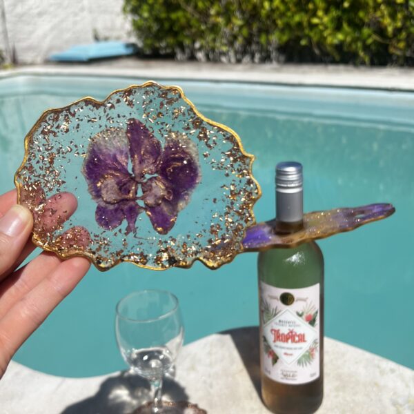 Porta Vinhos e Porta Copos em Resina