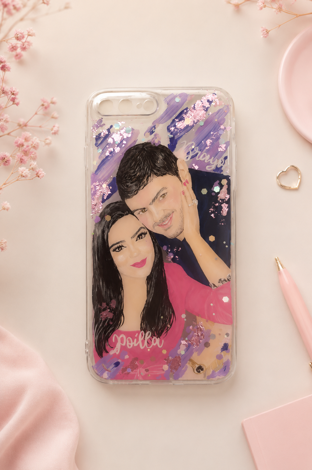 Capinha de Celular pintada à mão - Imagem 5