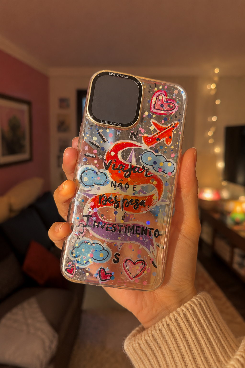 Capinha de Celular pintada à mão - Imagem 6
